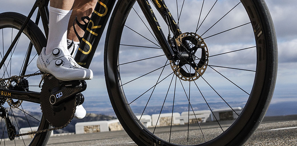 crankset on bike